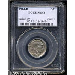 1914-D 5C MS64 PCGS.