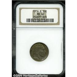 1914-S 5C MS62 NGC.