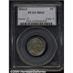1914-S 5C MS63 PCGS.
