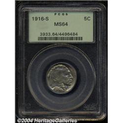 1916-S 5C MS64 PCGS.