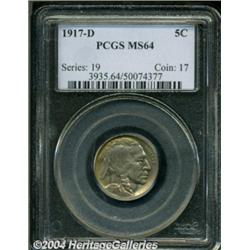 1917-D 5C MS64 PCGS.