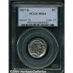 1917-D 5C MS64 PCGS.