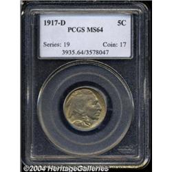 1917-D 5C MS64 PCGS.