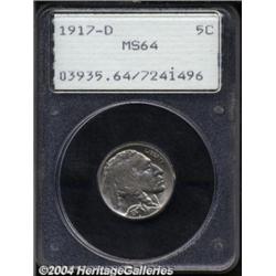1917-D 5C MS64 PCGS.