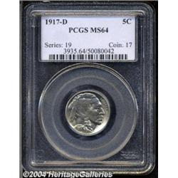 1917-D 5C MS64 PCGS.