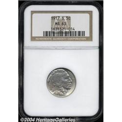 1917-S 5C MS63 NGC.