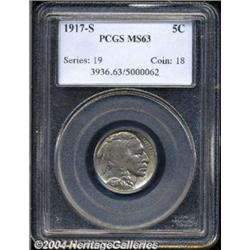 1917-S 5C MS63 PCGS.