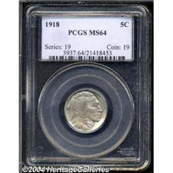 1918 5C MS64 PCGS.