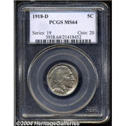 1918-D 5C MS64 PCGS.