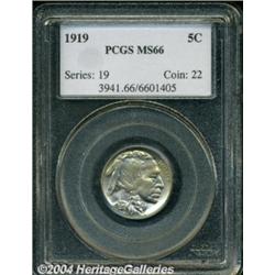 1919 5C MS66 PCGS.