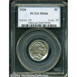 1920 5C MS66 PCGS.