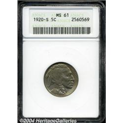 1920-S 5C MS61 ANACS.