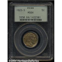 1923-S 5C MS64 PCGS.