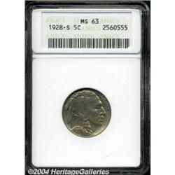 1928-S 5C MS63 ANACS.