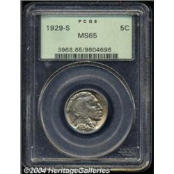 1929-S 5C MS65 PCGS.