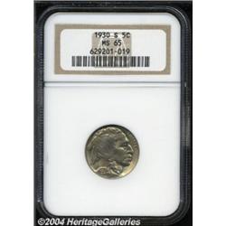 1930-S 5C MS65 NGC.
