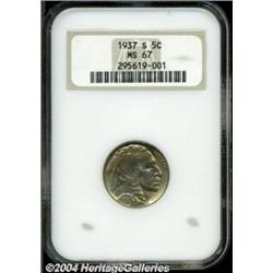 1937-S 5C MS67 NGC.