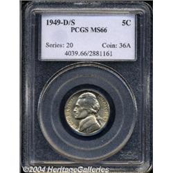 1949-D/S 5C MS66 PCGS.