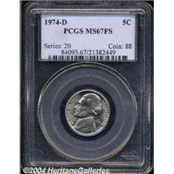 1974-D 5C MS67 Full Steps PCGS.