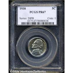 1938 5C PR67 PCGS.