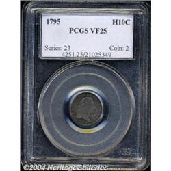 1795 H10C VF25 PCGS.