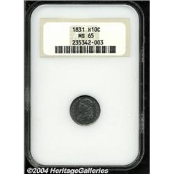 1831 H10C MS65 NGC.