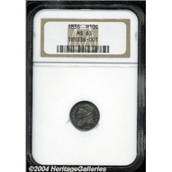 1836 H10C Large 5C MS65 NGC.