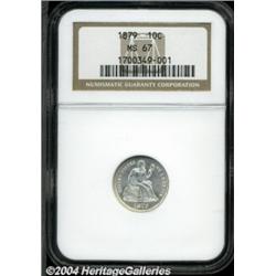 1879 10C MS67 NGC.