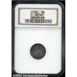 1882 10C MS65 NGC.