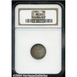 1883 10C MS65 NGC.