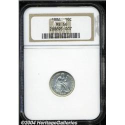 1886 10C MS66 NGC.