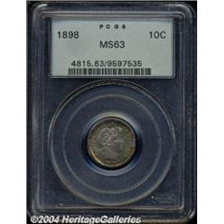1898 10C MS63 PCGS.