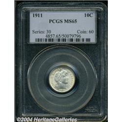 1911 10C MS65 PCGS.