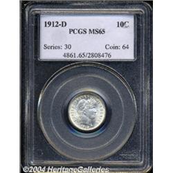 1912-D 10C MS65 PCGS.