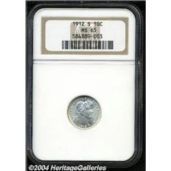 1912-S 10C MS65 NGC.