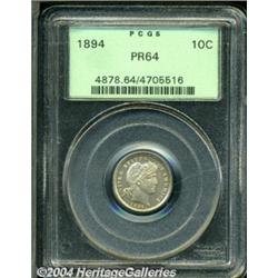 1894 10C PR64 PCGS.