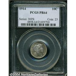 1914 10C PR64 PCGS.