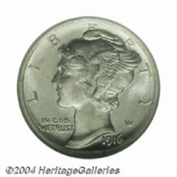 1916 10C MS68 Full Bands NGC.