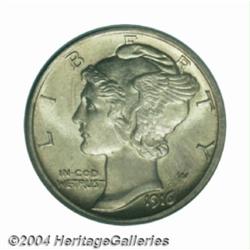 1916-D 10C MS63 Full Bands PCGS.