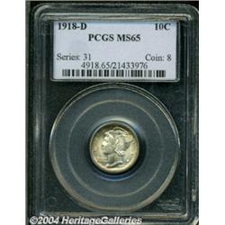 1918-D 10C MS65 PCGS.