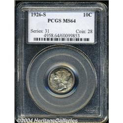 1926-S 10C MS64 PCGS.