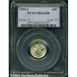1929-S 10C MS66 Full Bands PCGS.