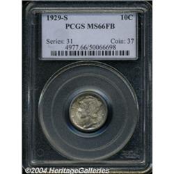 1929-S 10C MS66 Full Bands PCGS.