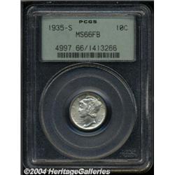 1935-S 10C MS66 Full Bands PCGS.