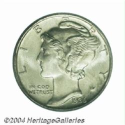 1936 10C MS68 Full Bands PCGS.