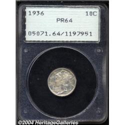 1936 10C PR64 PCGS.