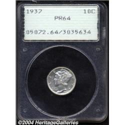 1937 10C PR64 PCGS.