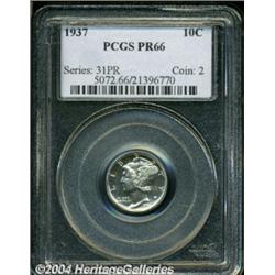 1937 10C PR66 PCGS.