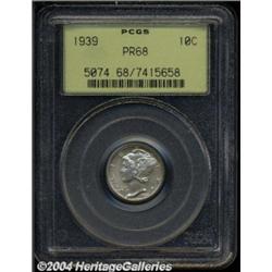 1939 10C PR68 PCGS.