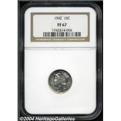 1942 10C PR67 NGC.